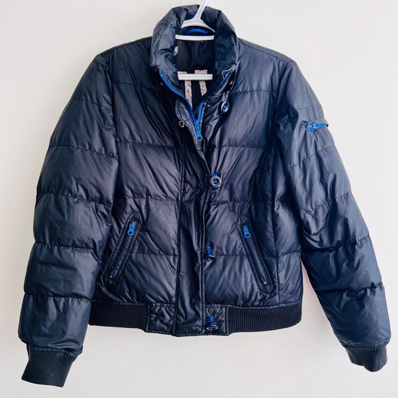 GAP Other - GAP Girls Sz Medium Navy Blue Down Filled Puffer Jacket ~ Love